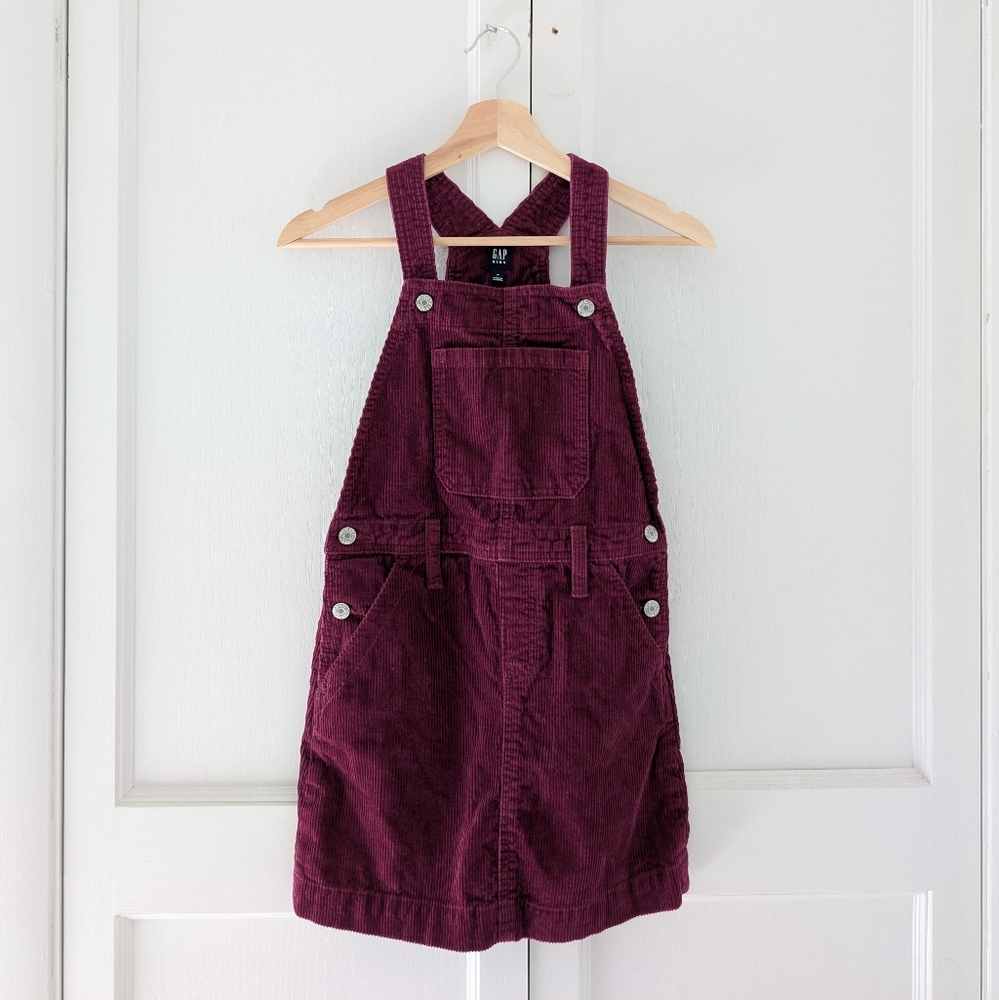 GAP Deep Purple Corduroy Overalls